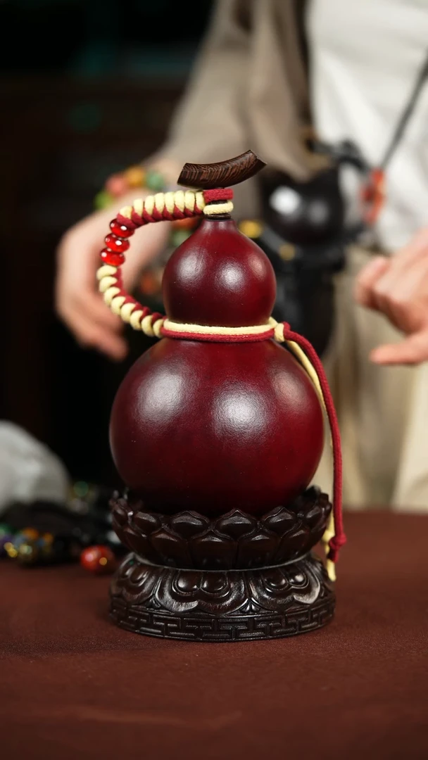 【闪购商品】468大漆酒葫芦可装开水500ML左右
