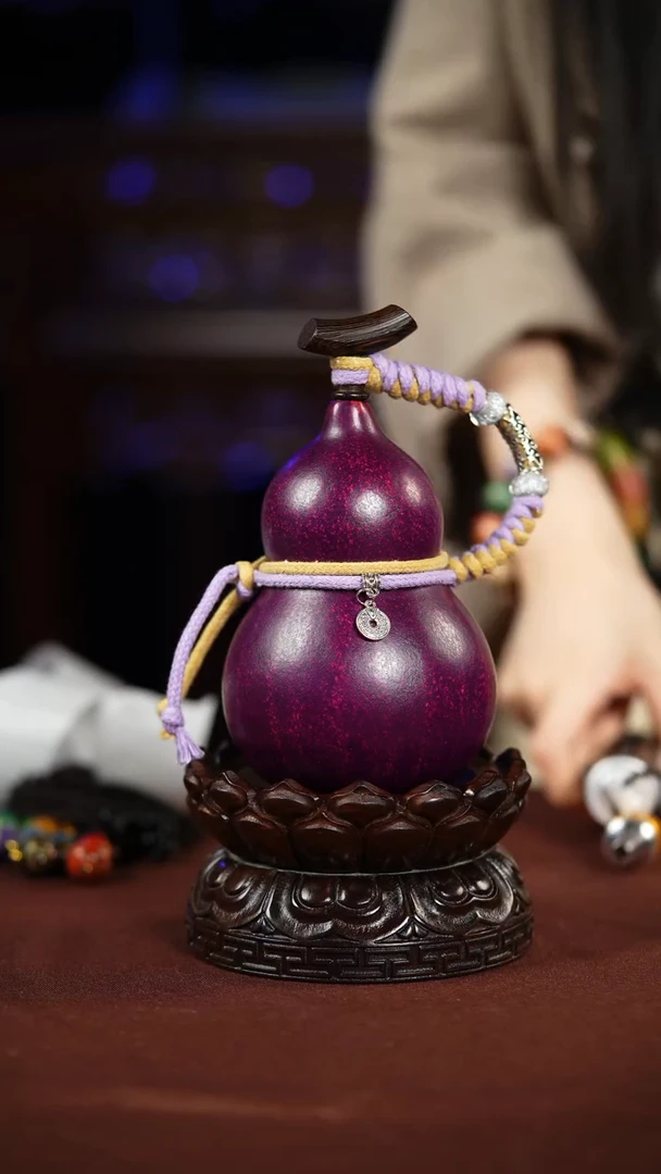 【闪购商品】387大漆酒葫芦可装开水300ML左右
