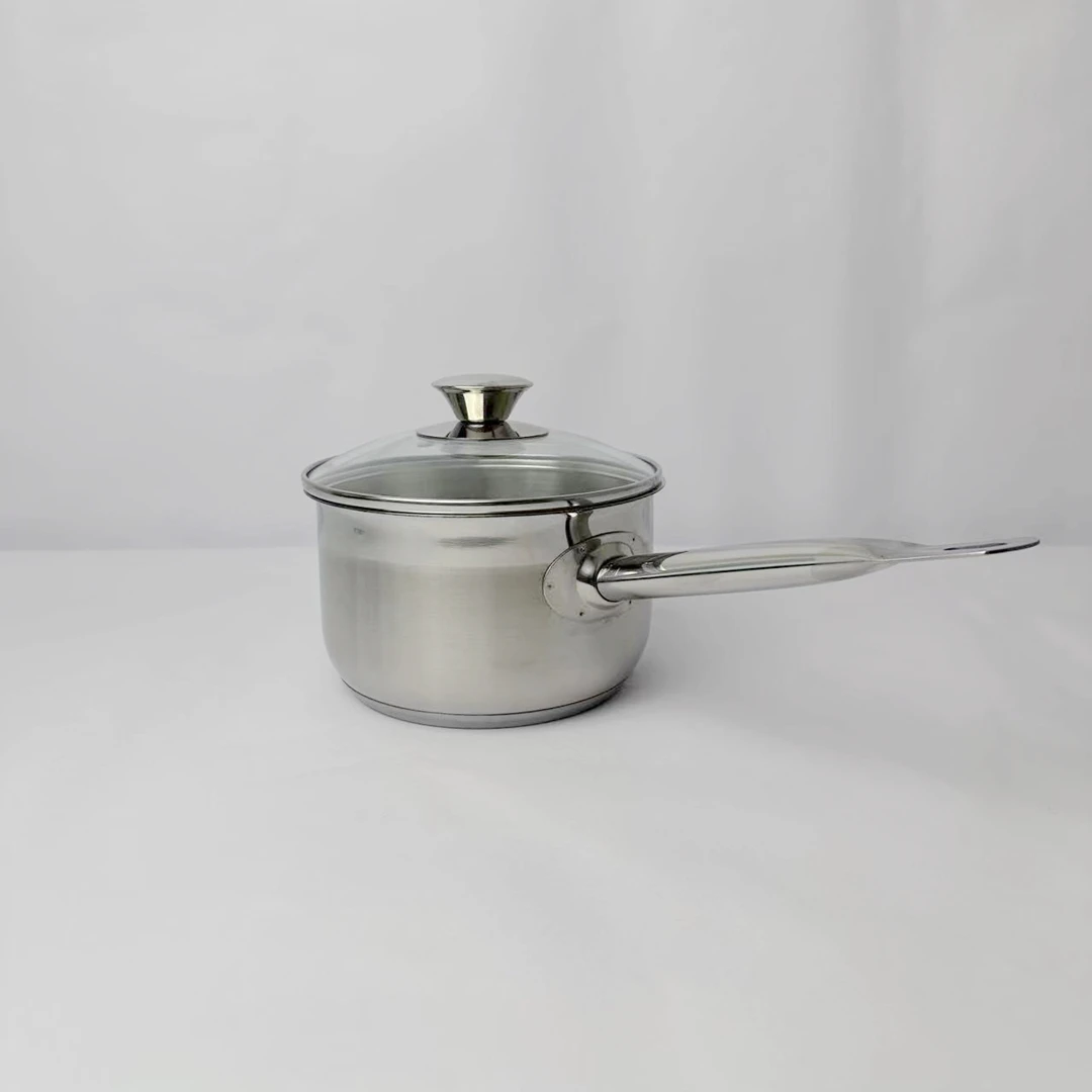 无标18/10不锈钢单柄奶锅16*9.5cm
