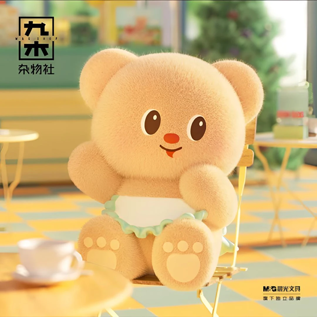 黄油小熊 营业日系列 植绒摆件收藏盲盒（代拆）