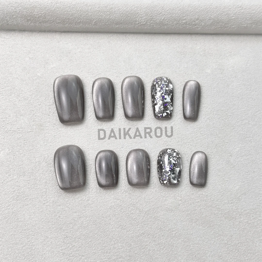 月魄絮沉  黛卡柔  铁刘海 此度手工穿戴甲10片