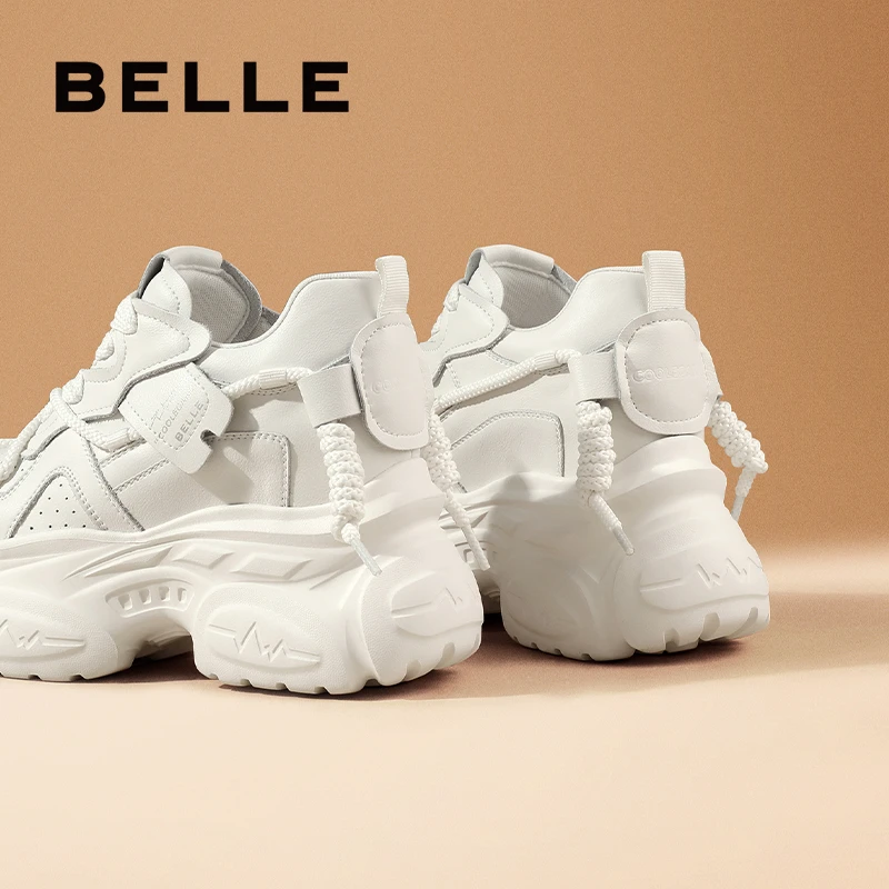 百丽复古老爹鞋女春季新款女鞋子运动鞋厚底休闲鞋B1712AM4