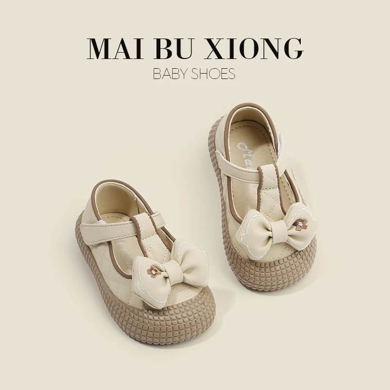 麦布熊女宝宝小皮鞋婴儿学步鞋子防撞儿童鞋春季新款女童公主鞋单