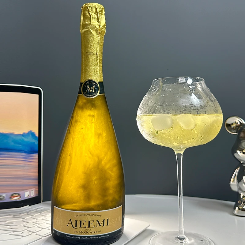 【第2瓶1元】汽泡酒2支莫斯卡托起泡酒果酒红酒750ml*2瓶浓郁酸甜