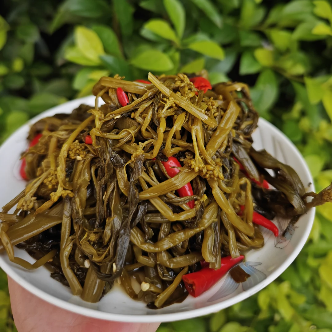 酸辣腌菜苔微辣云南普洱特产700克/1000克农家下饭菜
