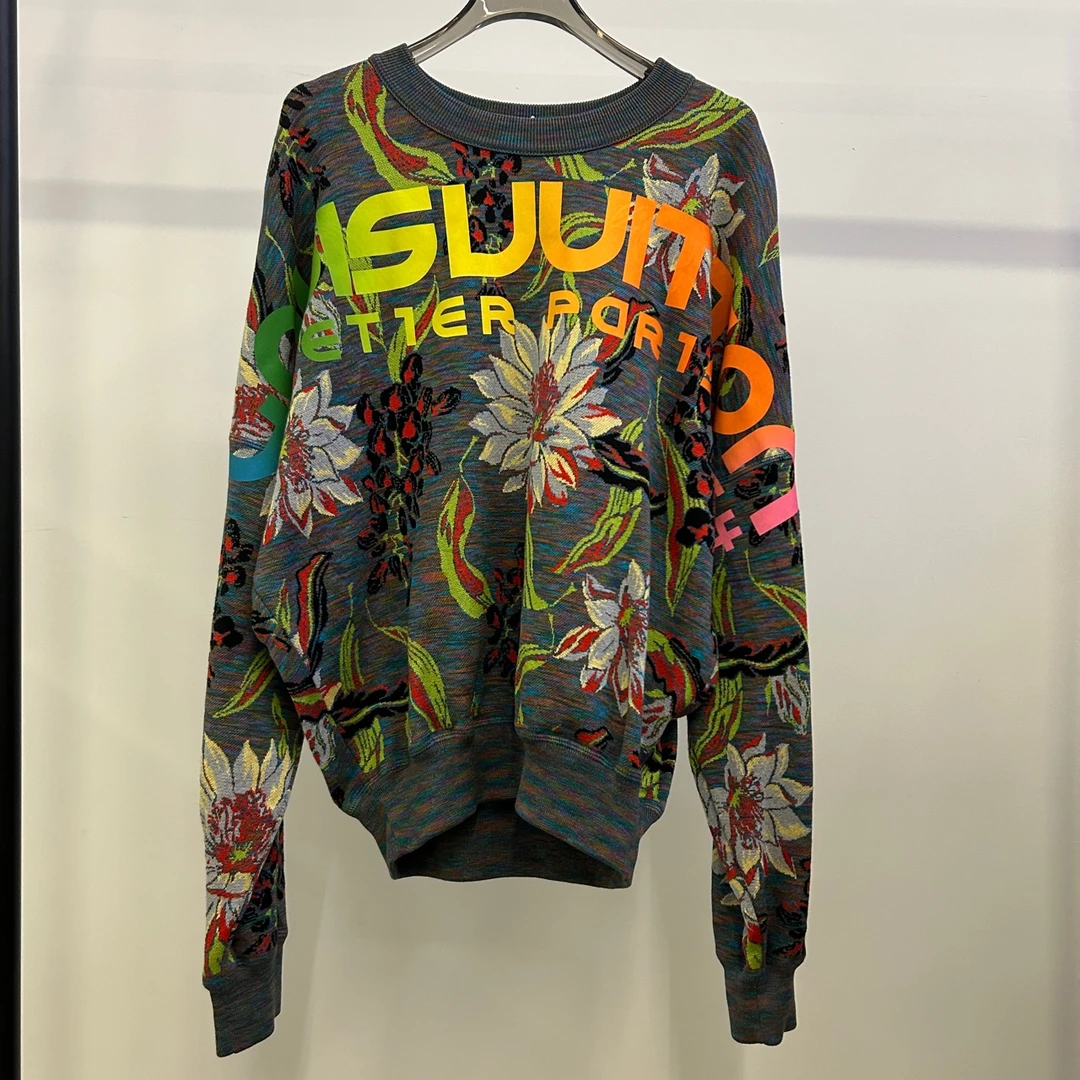 LV/路易威登/花卉刺绣针织卫衣 S码 99新 GM001389