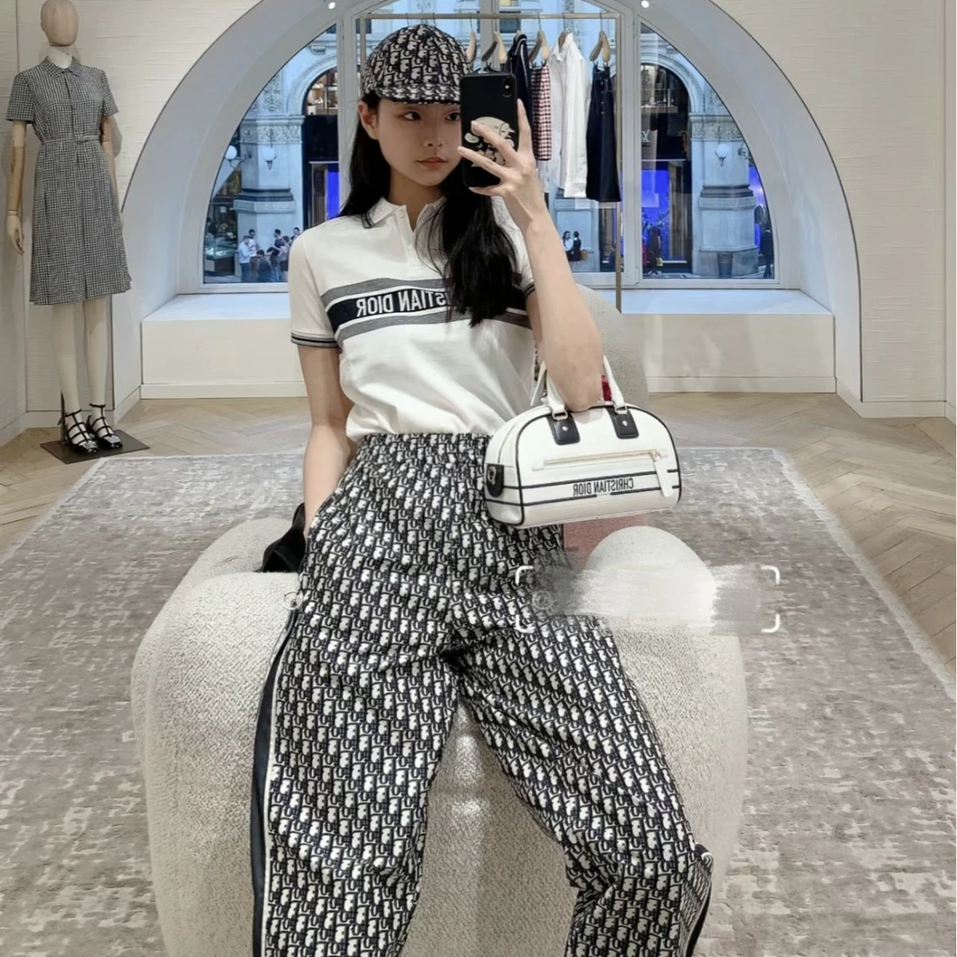 Dior 迪奥 老花排扣裤子 34码 99新 GM000222