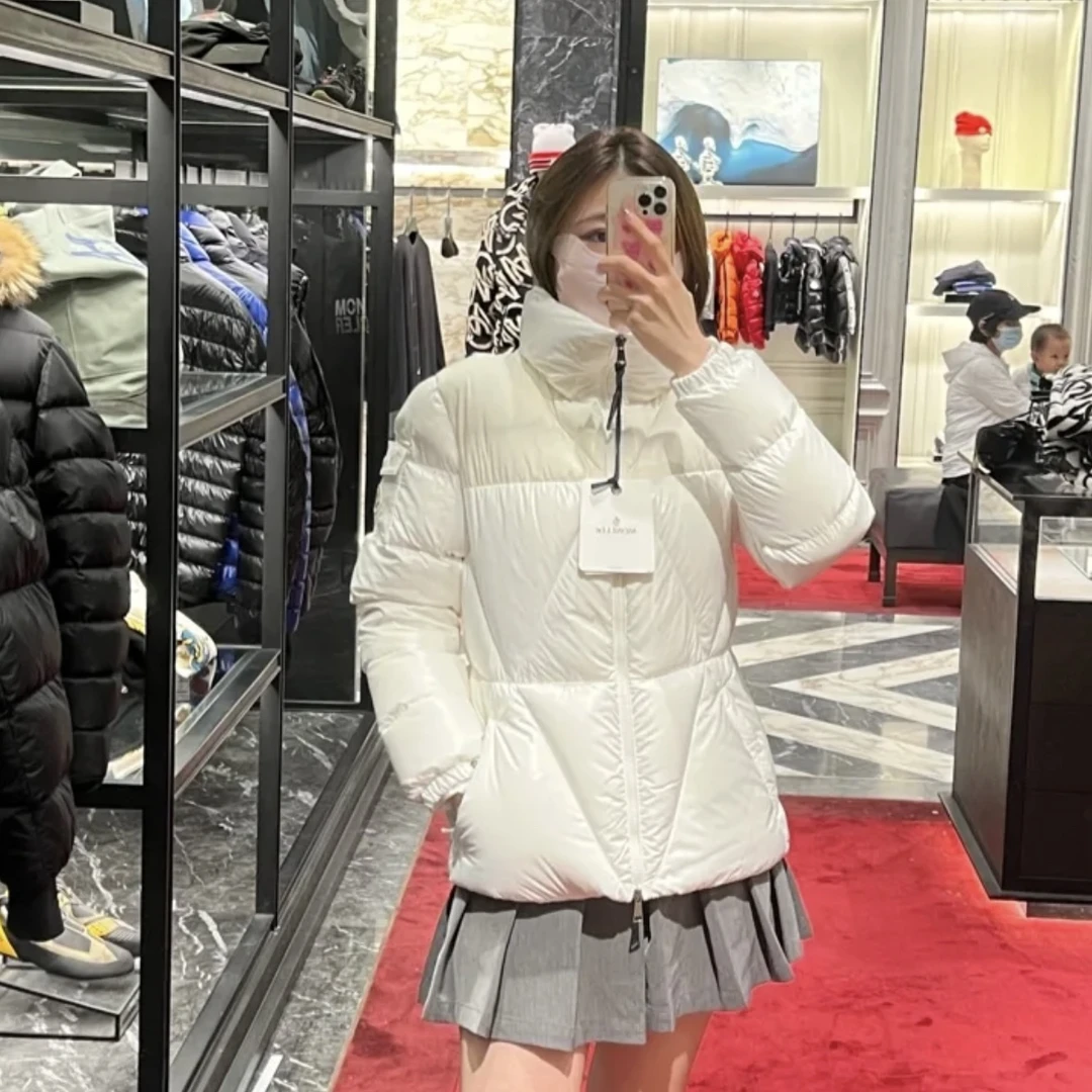 Moncler/盟可睐/蒙口/白色拼接羽绒服 2码 99新 GM000829