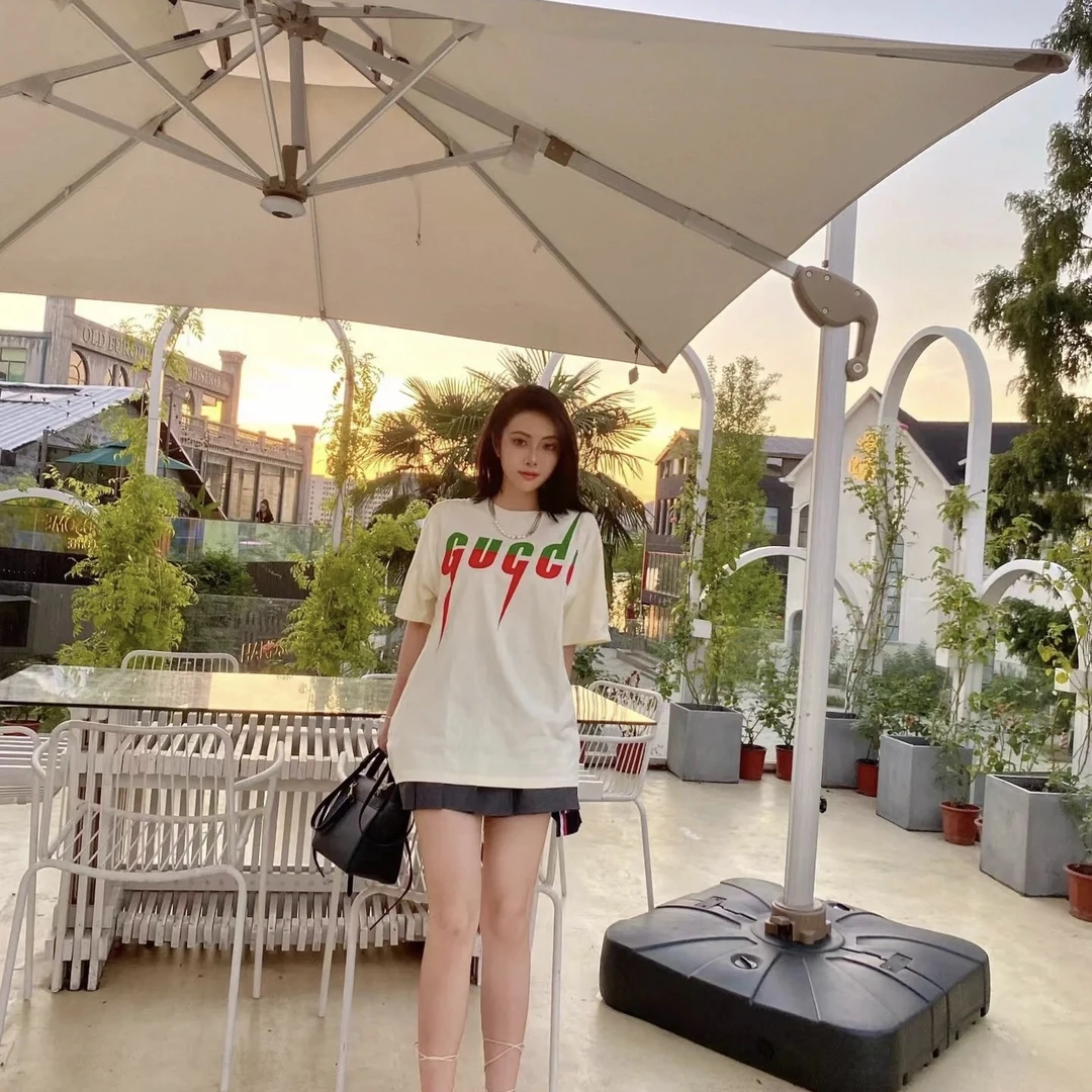 Gucci/古驰/闪电短袖 M码 99新 GM000371