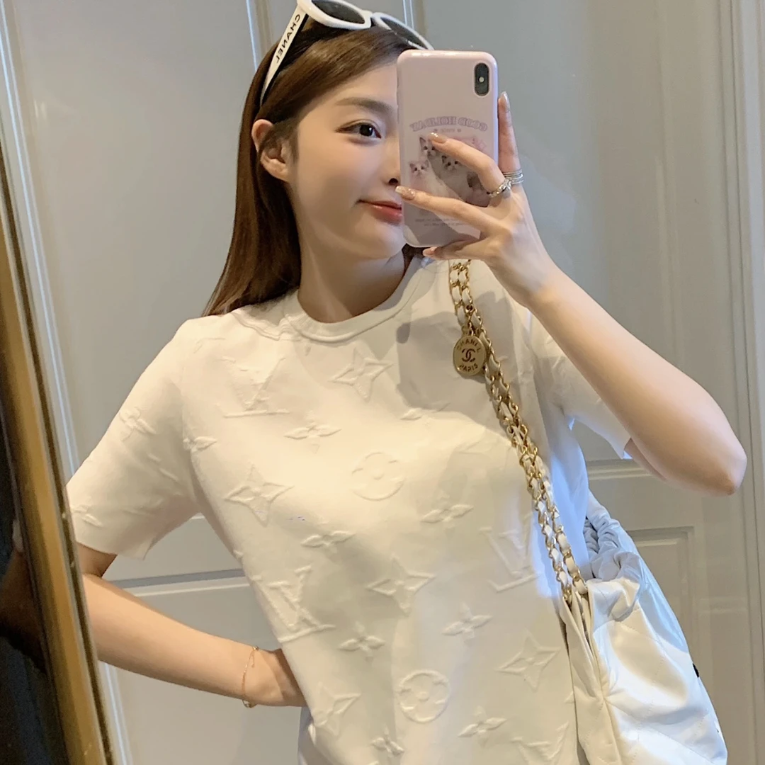 Louis Vuitton /路易威登 浮雕满印老花短袖 S码 99新 GM000009