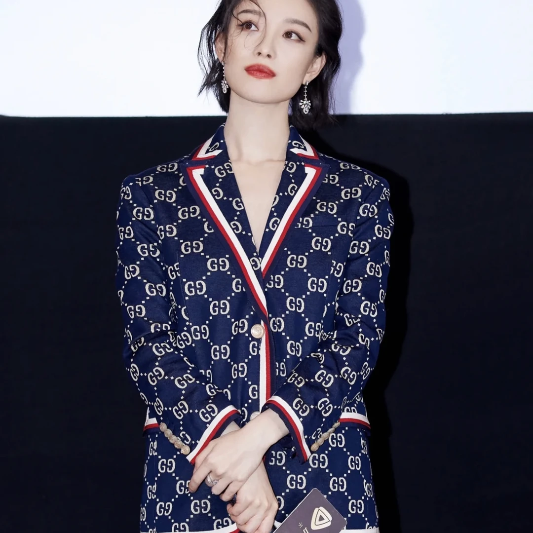 Gucci 古驰 满印双G 休闲西装外套 M码 99新 GM000392
