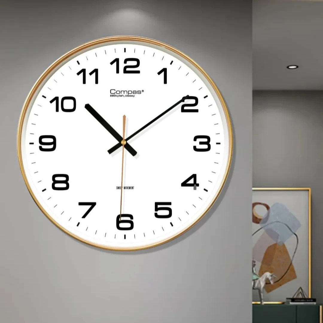 康巴丝挂钟客厅钟表简约北欧时尚家用时钟挂表现代创意个性石英钟