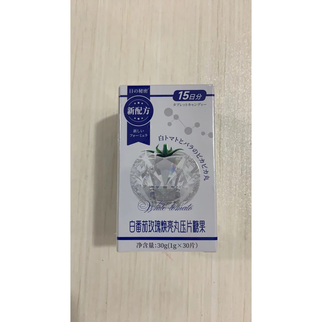 【A446】白番茄玫瑰糖果
