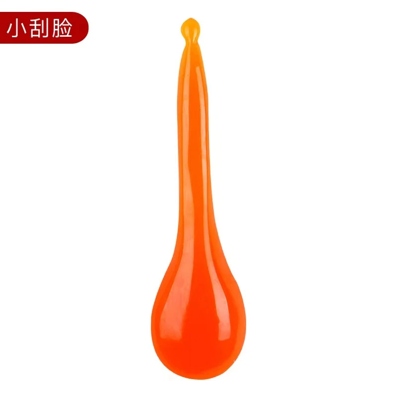 树脂拨筋棒刮痧按摩点穴按摩防护乳双头补水脸部拨筋棒(买一送一）