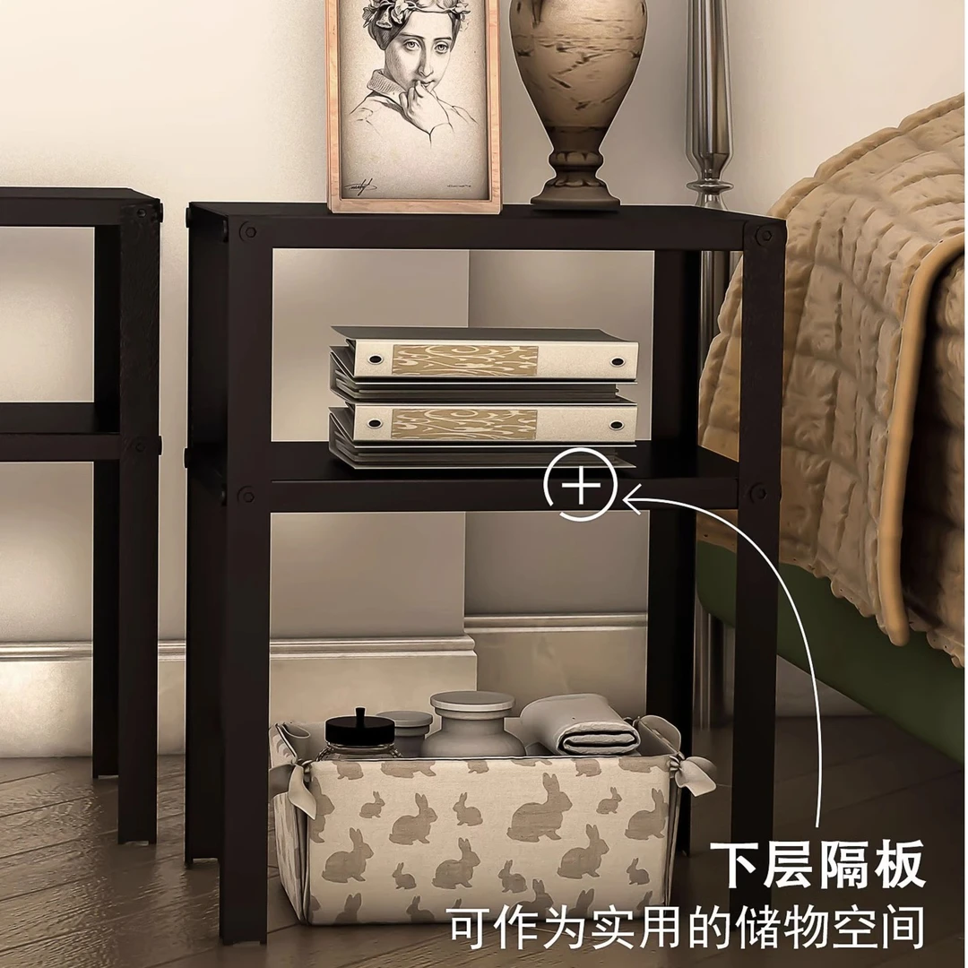 移动床头柜迷你床头柜置物架轻奢茶几客厅家用简约简易落地储物桌