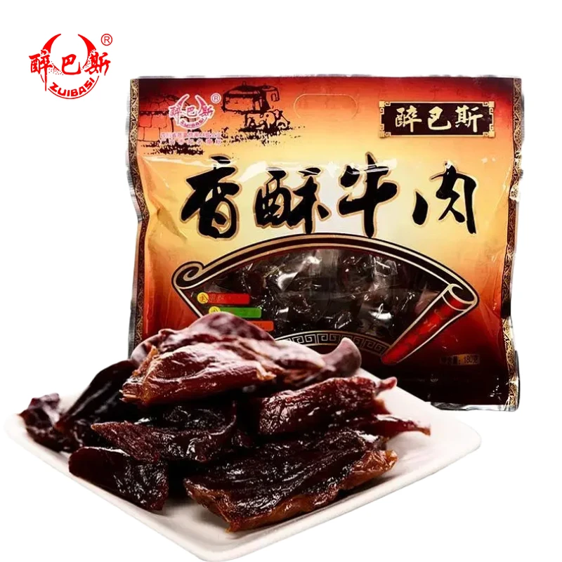 （批发）醉巴斯牛肉香酥牛肉180g