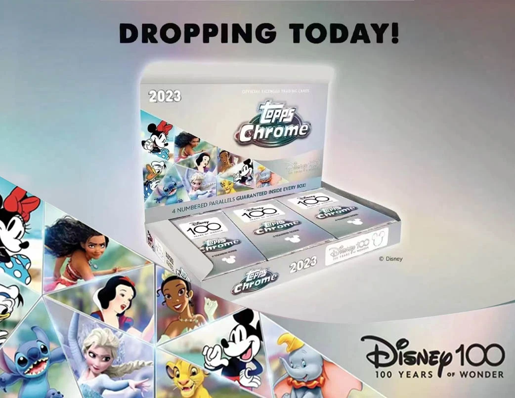 2023ToppsDisney迪士尼100周年影视收藏卡盲盒