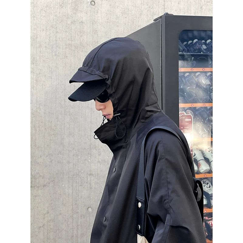 PLTH*户外机能冲锋衣质感夹克连帽新品运动休闲防风登山外套男女