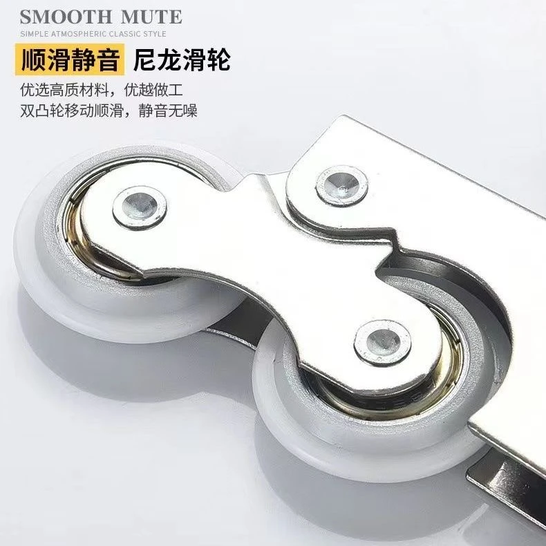 移门滑轮推拉门浴室移门轮衣柜滑轮承重型双轮