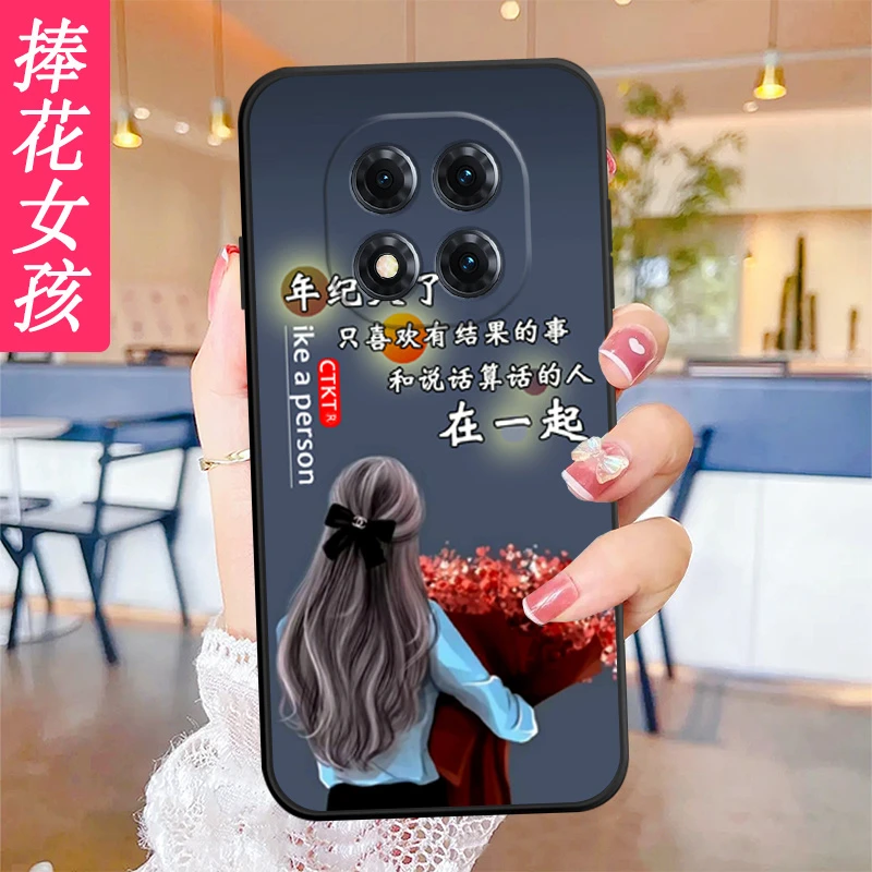 红米note14pro+手机壳24115RA8EC男女全包边软硅胶防摔文字耐脏薄