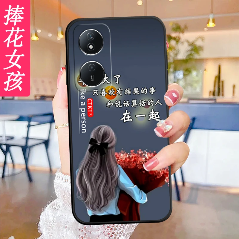 华为荣耀畅玩50plus手机壳CLK-AN00防摔镜头全包边新款潮男女tpu