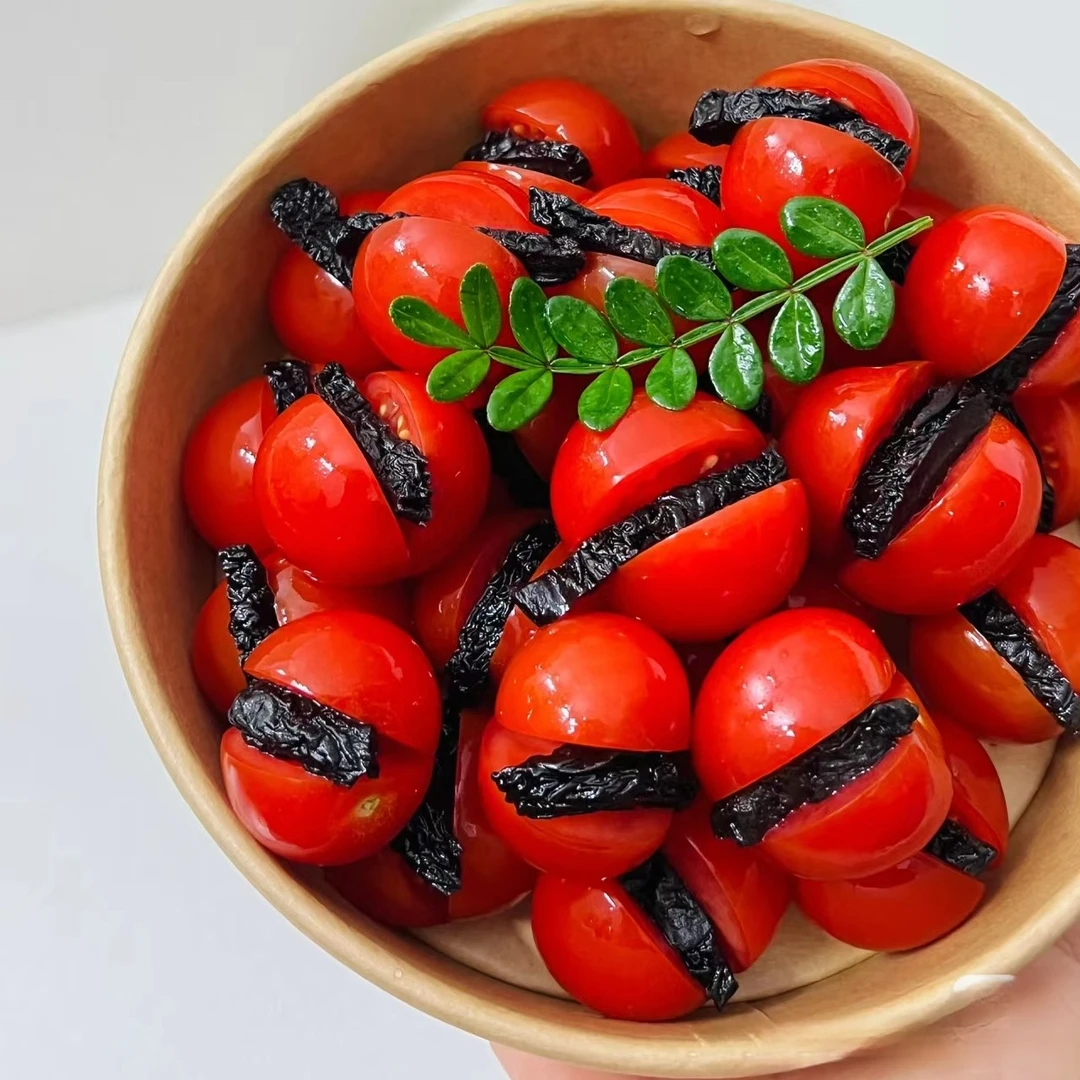 果切番茄夹乌梅/450g【1小时送货到家】鲜果切小时达水果切鲜果切同城