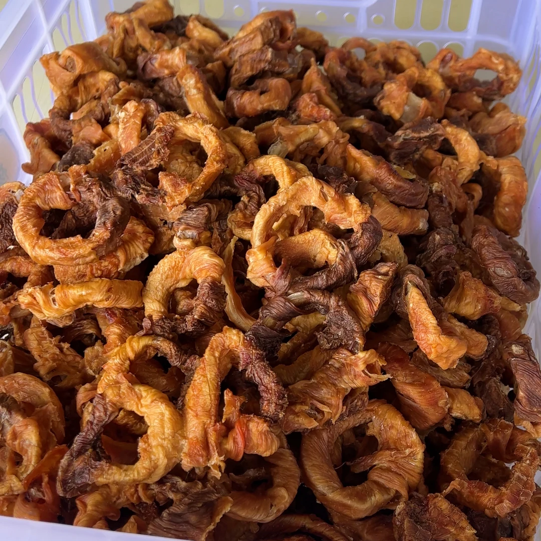 【刘小今】牛喉管圈圈 狗狗磨牙零食 自制烘干狗零食