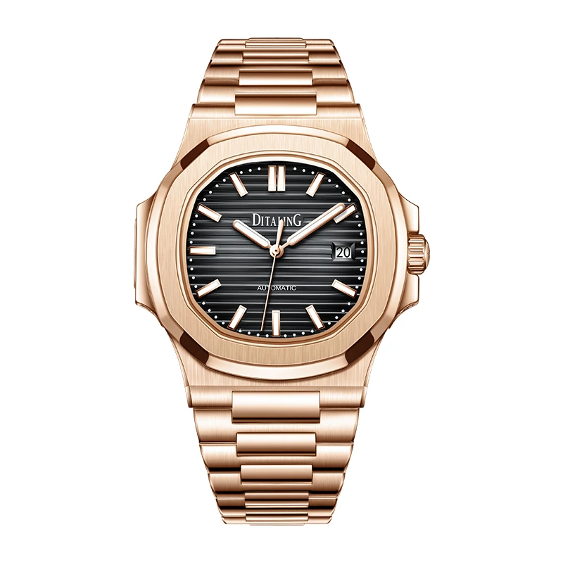 DITALING【经典鹦鹉】德国慕尼黑进口全自动机械表名表推荐男款钢带