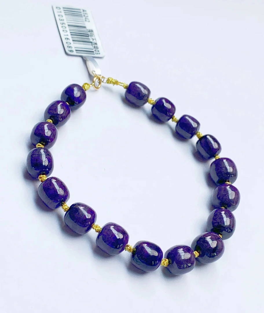 匡氏珠宝 舒俱来帝王紫老型珠手链 Z-HL-A8242（多样性发一）