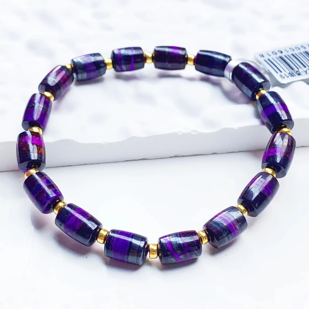 匡氏珠宝 高货舒俱来丝绒一线天桶珠手链 Z-HL-A8983（多样性发一）