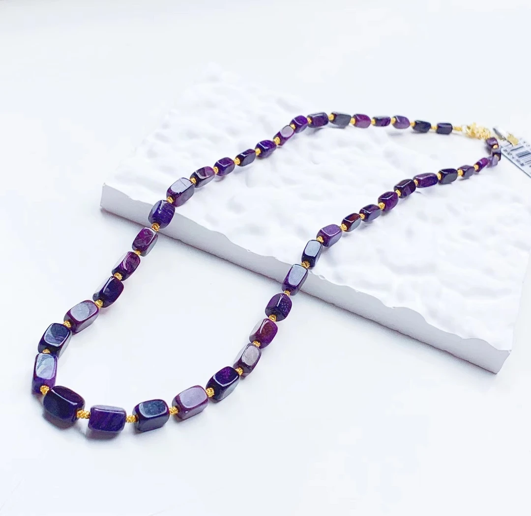 匡氏珠宝 舒俱来老油紫方糖项链 Z-HL-A9635（多样性发一）