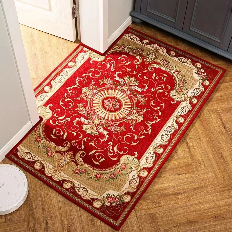 地垫红色入户门垫大门口进户门脚垫客厅卧室卫生间浴室家用地毯垫