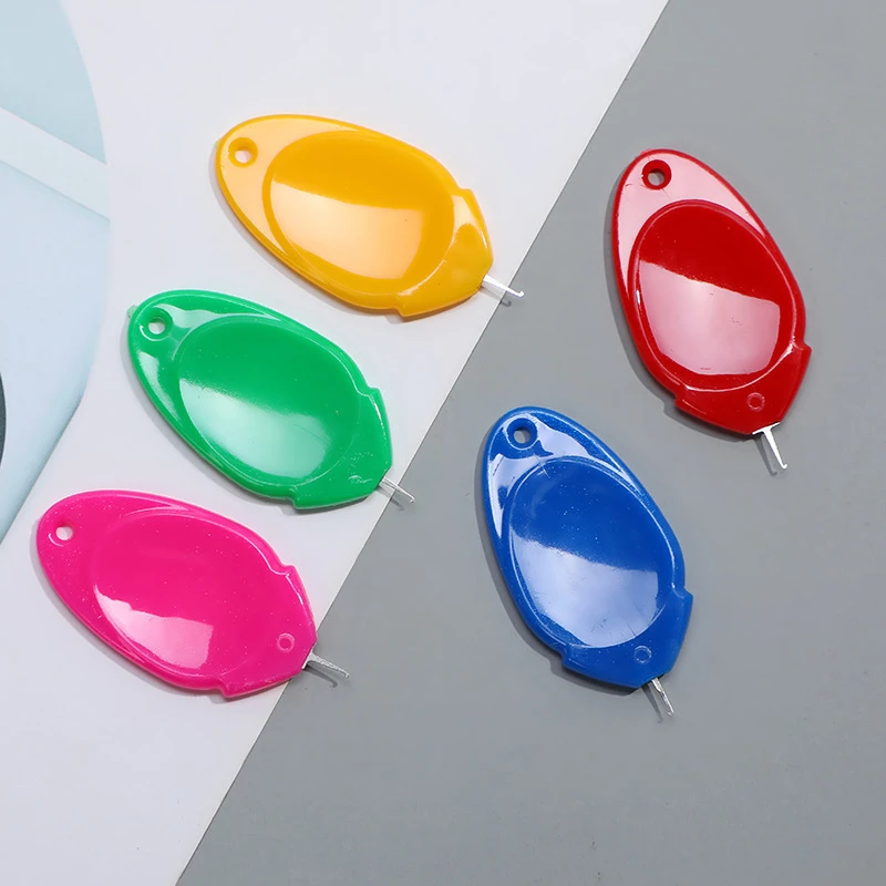 拇指多彩穿针器缝纫配件