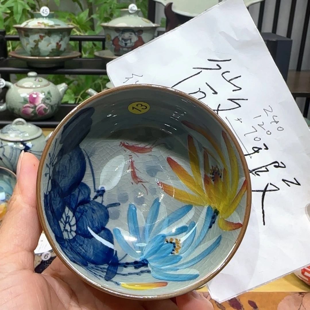 景德镇陶瓷手绘作品