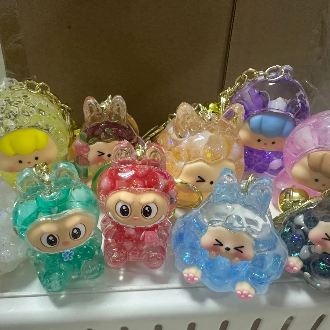 【直播拆】流沙钥匙扣混拆（labubu+塔塔+kiki+水果崽崽）