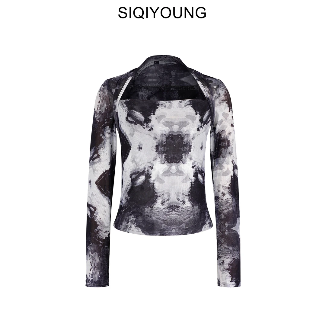 SIQIYOUNG印花设计上衣