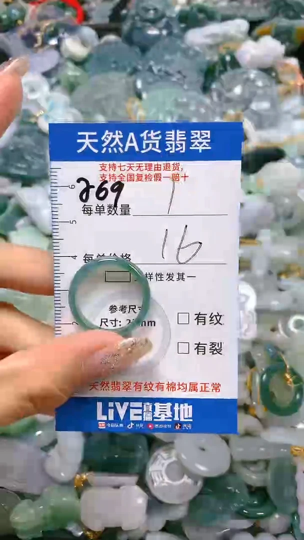 【闪购商品】翡翠颈饰未镶嵌天然A货翡翠