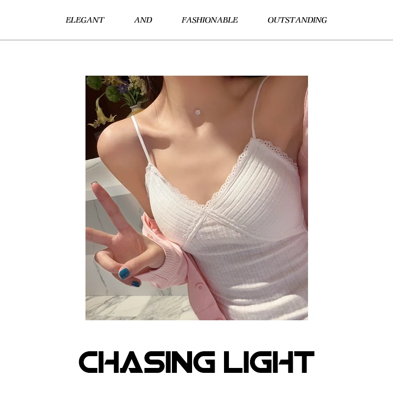 113号CHASING LIGHT【嗲妹背心】露丝同款穿上你就是那个美女 C1369