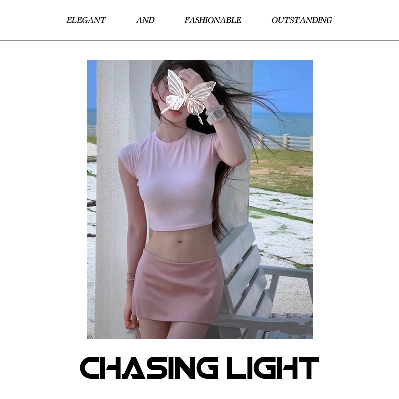 CHASING LIGHT【低腰甜辣短裙】Q1820 显瘦半身裙 66号