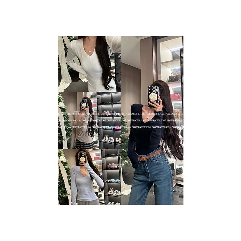 “大姐姐打底衫”显瘦舒适百搭打底 磨毛加厚 秋冬搭配必入 C1443