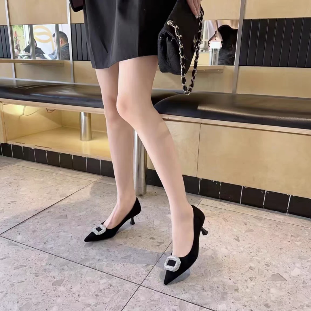 设计感小众法式软底平底单鞋女小香风豆豆女鞋129-79