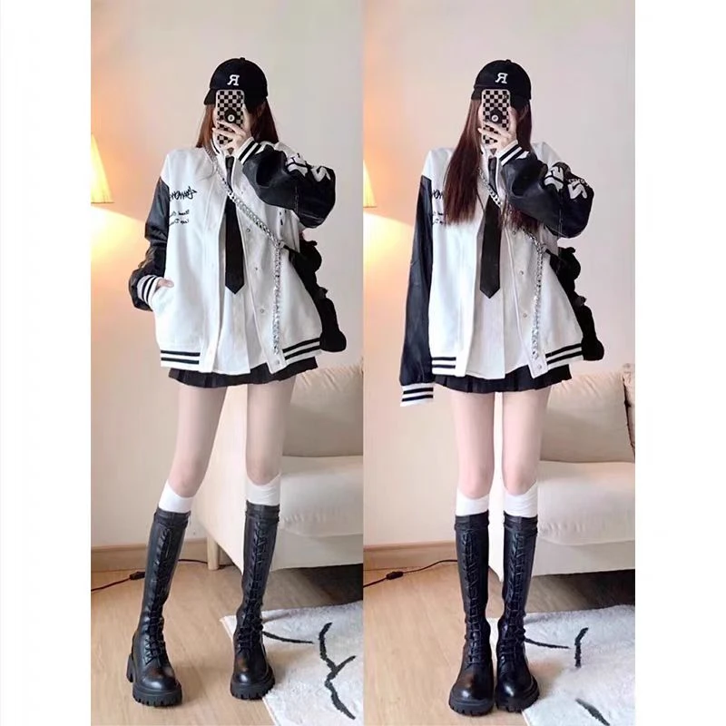 2024新款爆款早秋靴子女秋冬棕色中筒高筒靴厚底骑士长靴D30-5