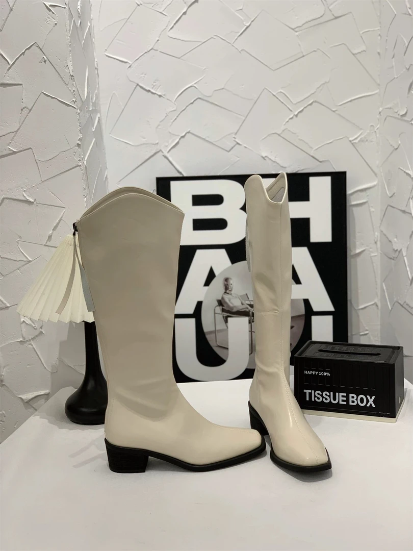 长筒靴女高筒显瘦骑士靴厚底小个子长靴26-250C