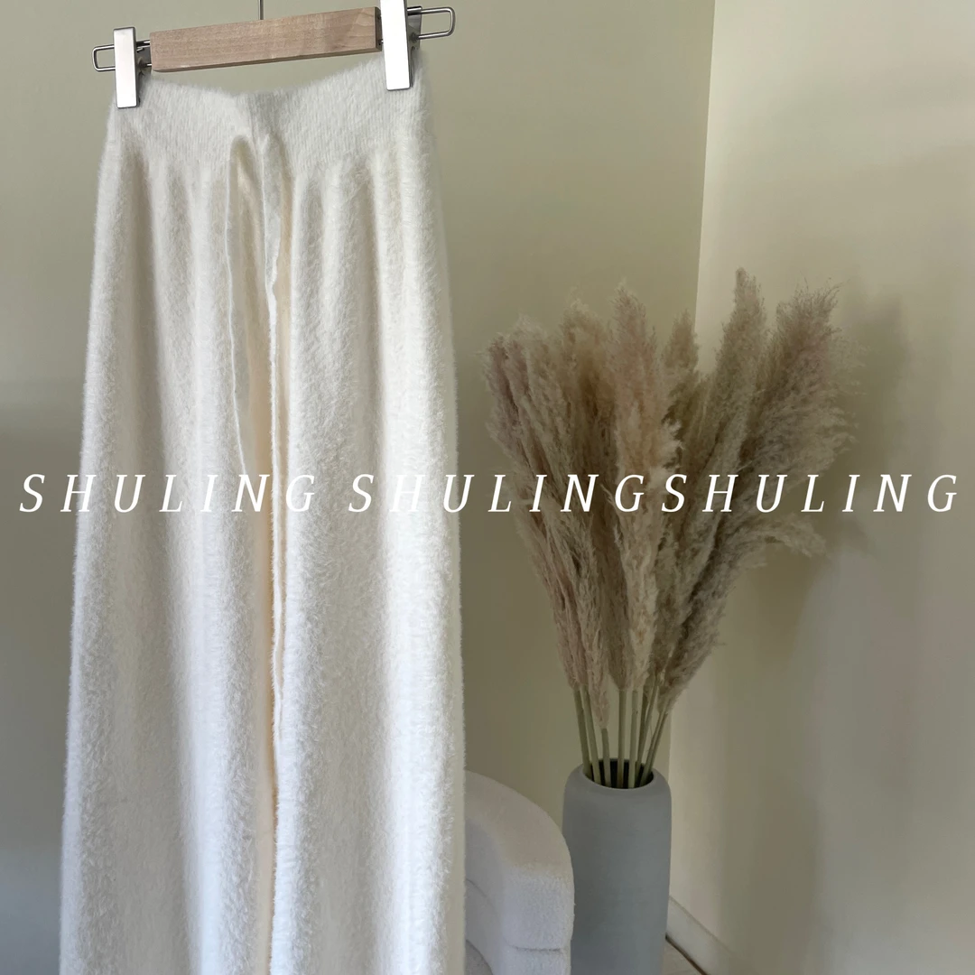 SHULING【阔腿裤】简约纯色气质直筒休闲裤