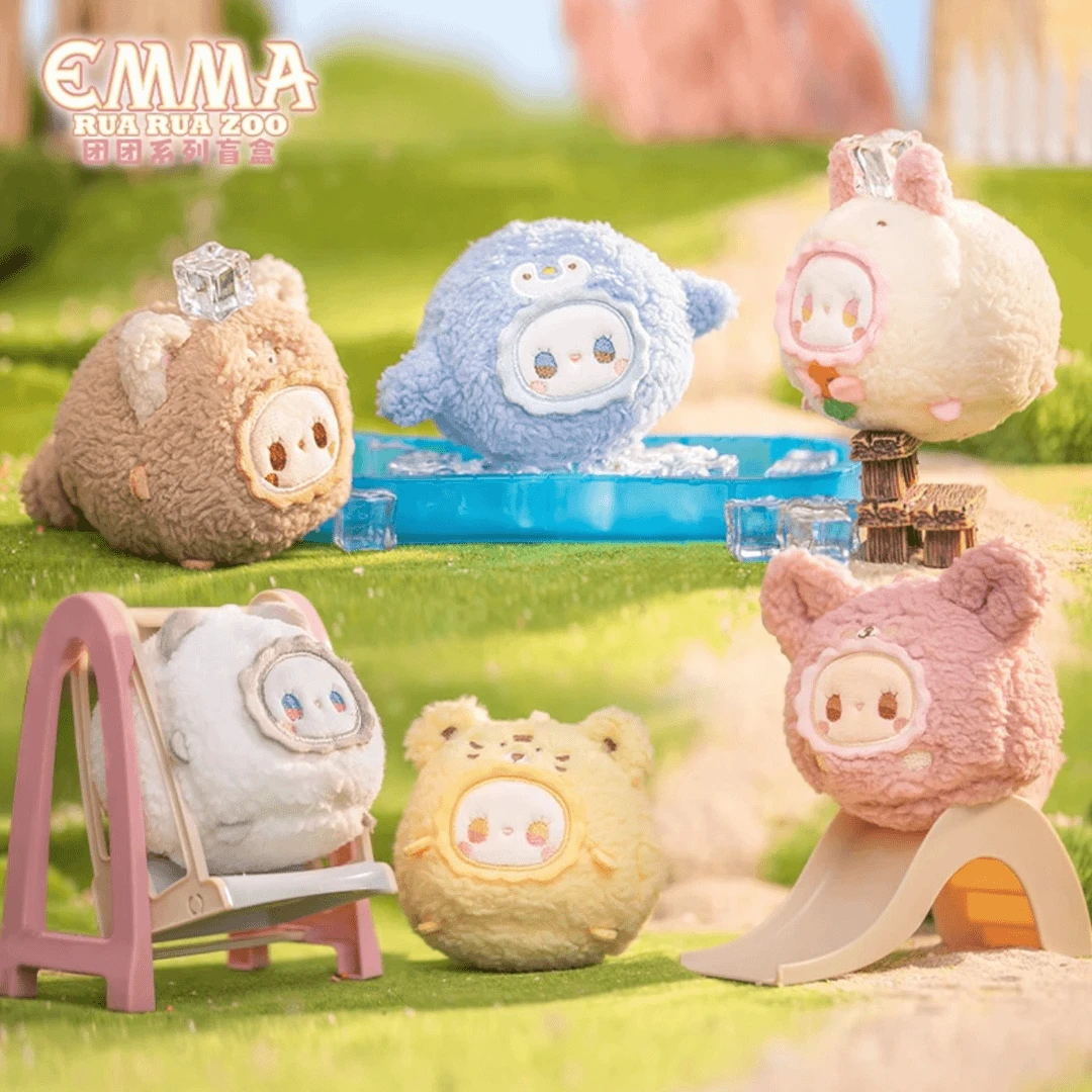 【拆盒】EMMA-秘境森林系列盲盒/RUA RUA ZOO团团毛绒正品潮玩手办