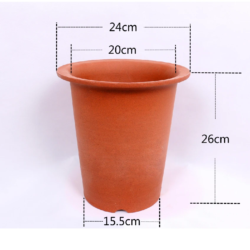 尖底透气兰花盆君子兰花盆陶瓷盆素盆室内家居兰花盆