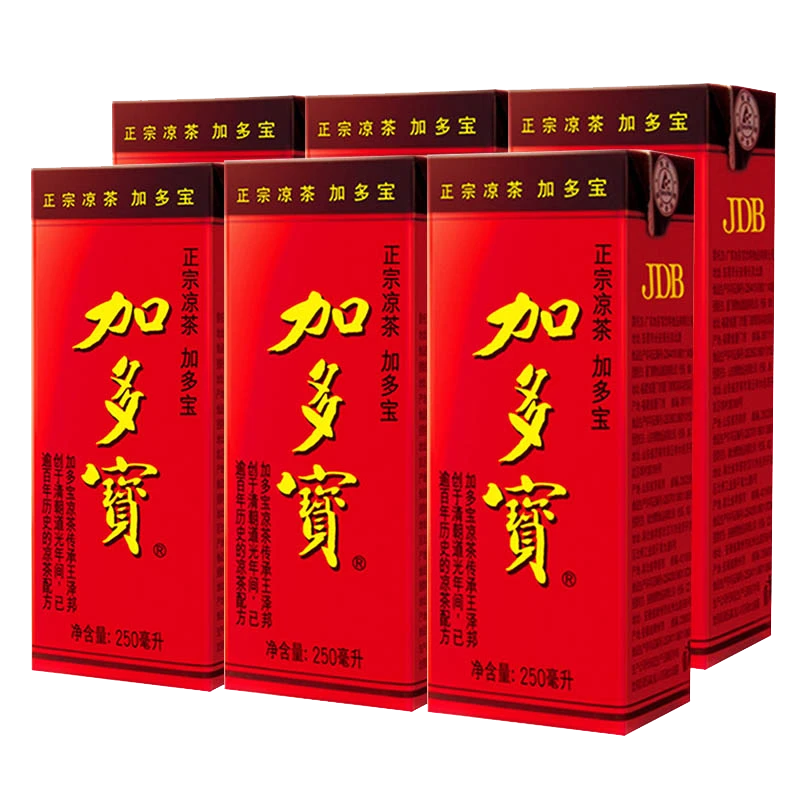 加多宝凉茶 250ml*6盒 新老包装随机发