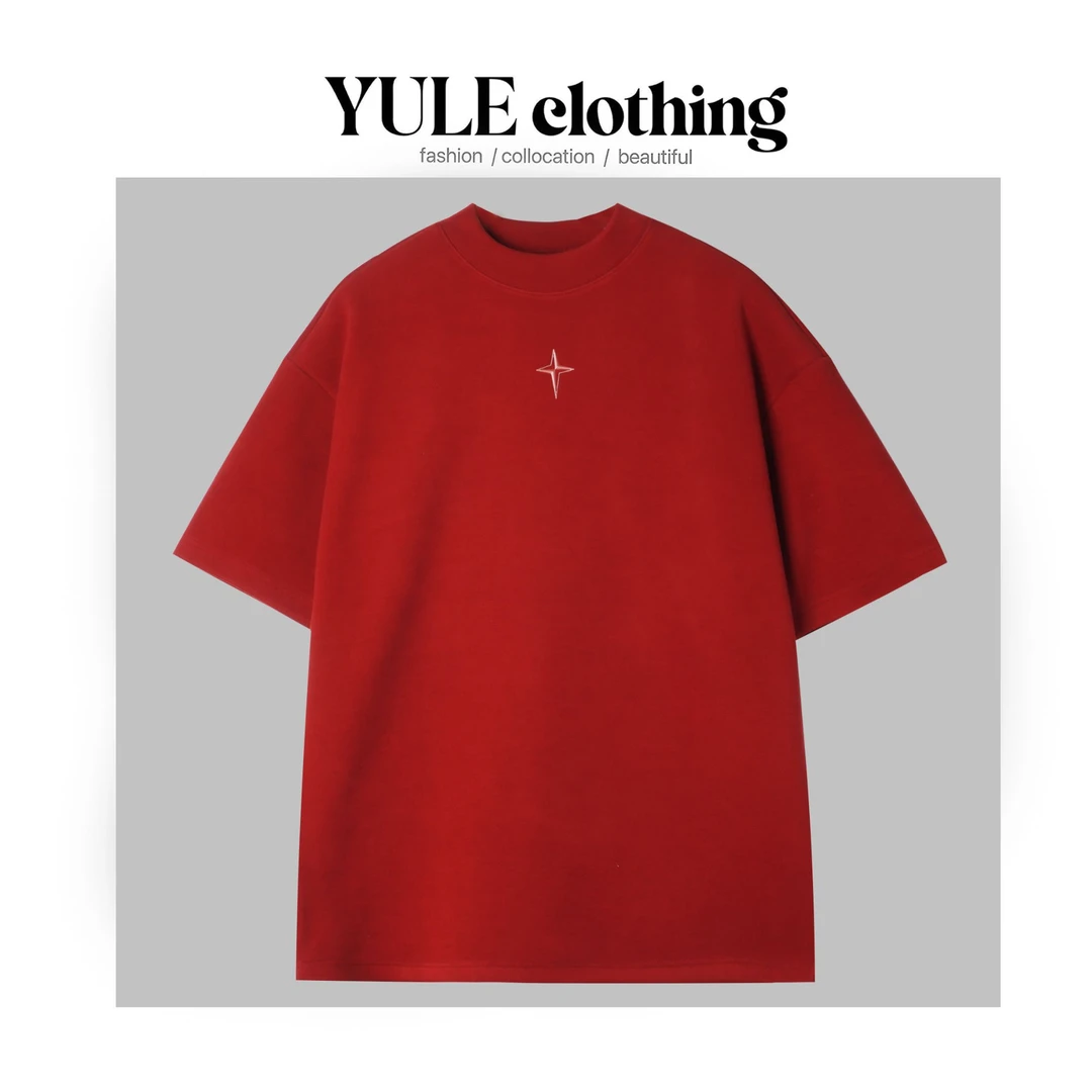【语乐服饰】YL-5890早春新款五分袖卫衣纯色简约风宽松休闲穿搭