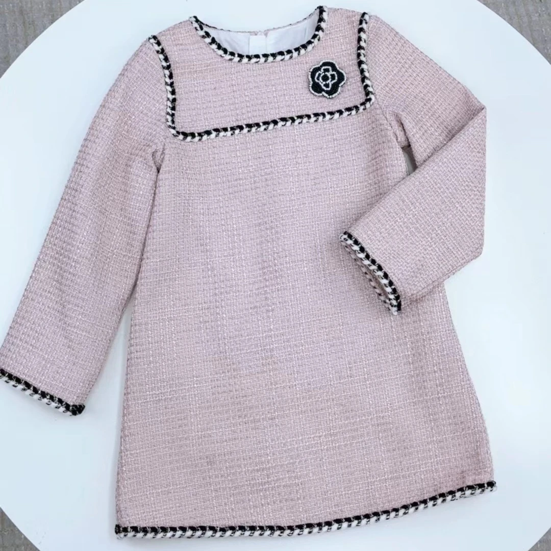 【现货】秋款儿童长袖小香风女童时尚连衣裙主推款