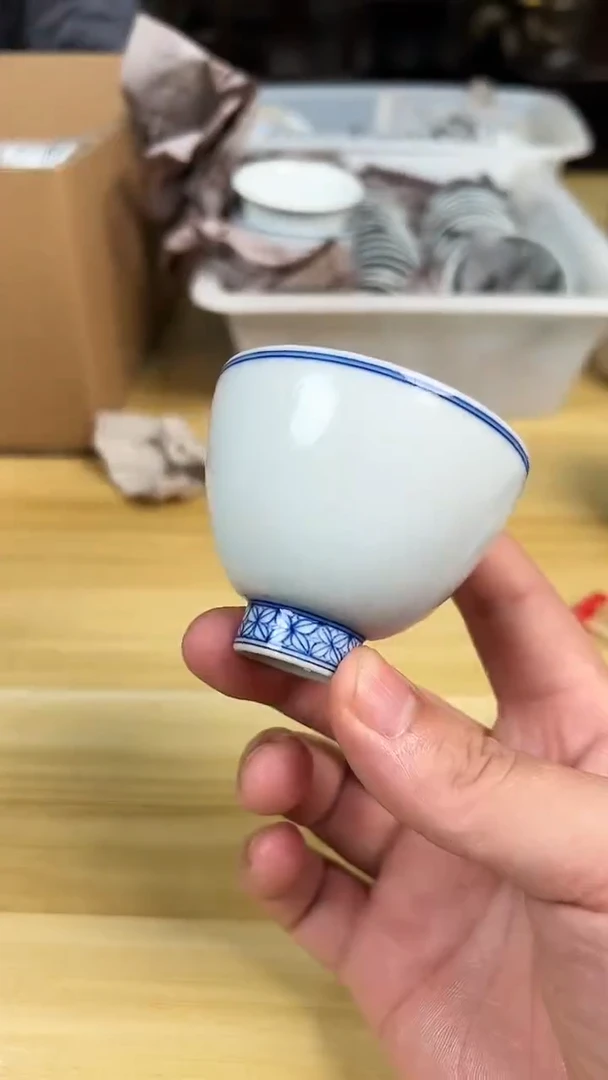 【闪购商品】瓷杯景德镇手工手绘茶具